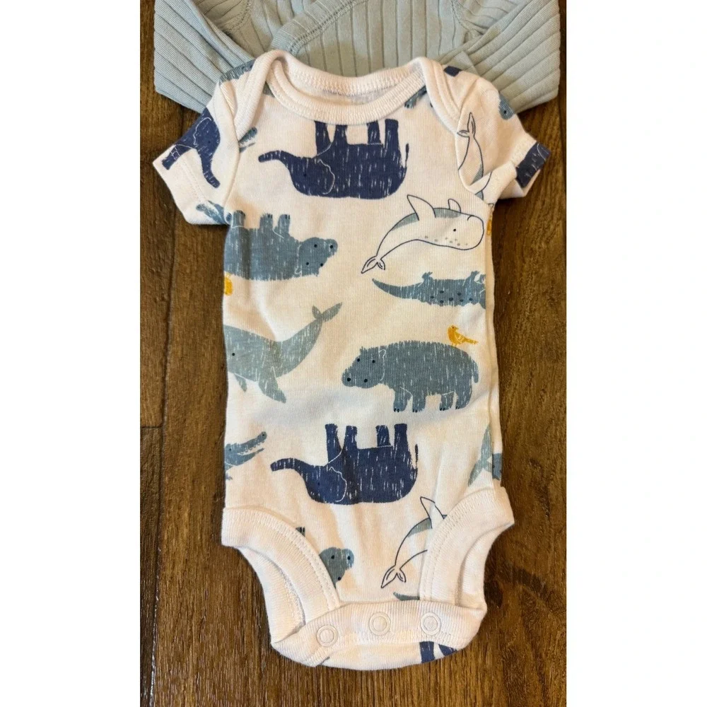 Baby Boy Preemie Bodysuits T Shirts Clothes Lot Reborn Doll Clothes Construction